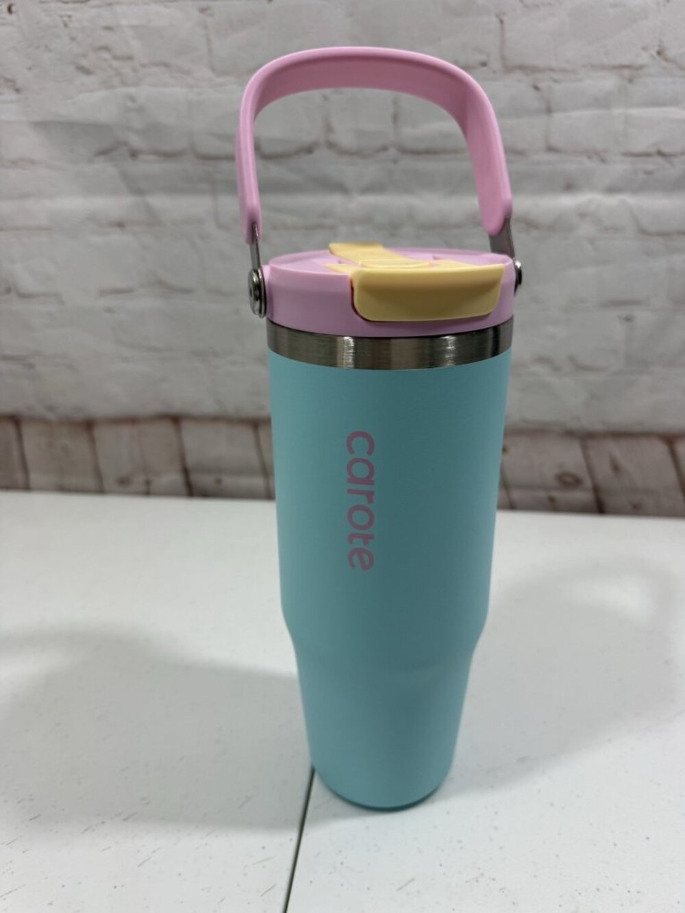 Carote Stainless Steel Insulated Dual Drink Port 32oz Tumbler Mint Berry